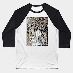 White-tailed deer at Bic park Baseball T-Shirt